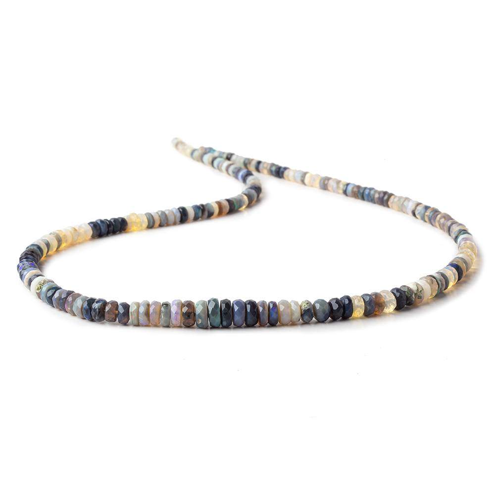 4-7mm Australian Opal Faceted Rondelles Beads 18 inch 195 pieces AA