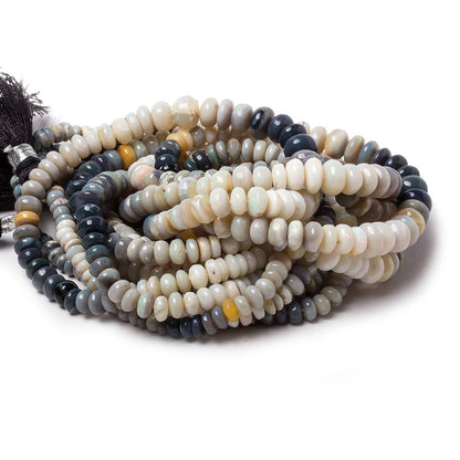 4 - 7mm Australian Opal Plain Rondelle Beads 18 inch 168 pieces