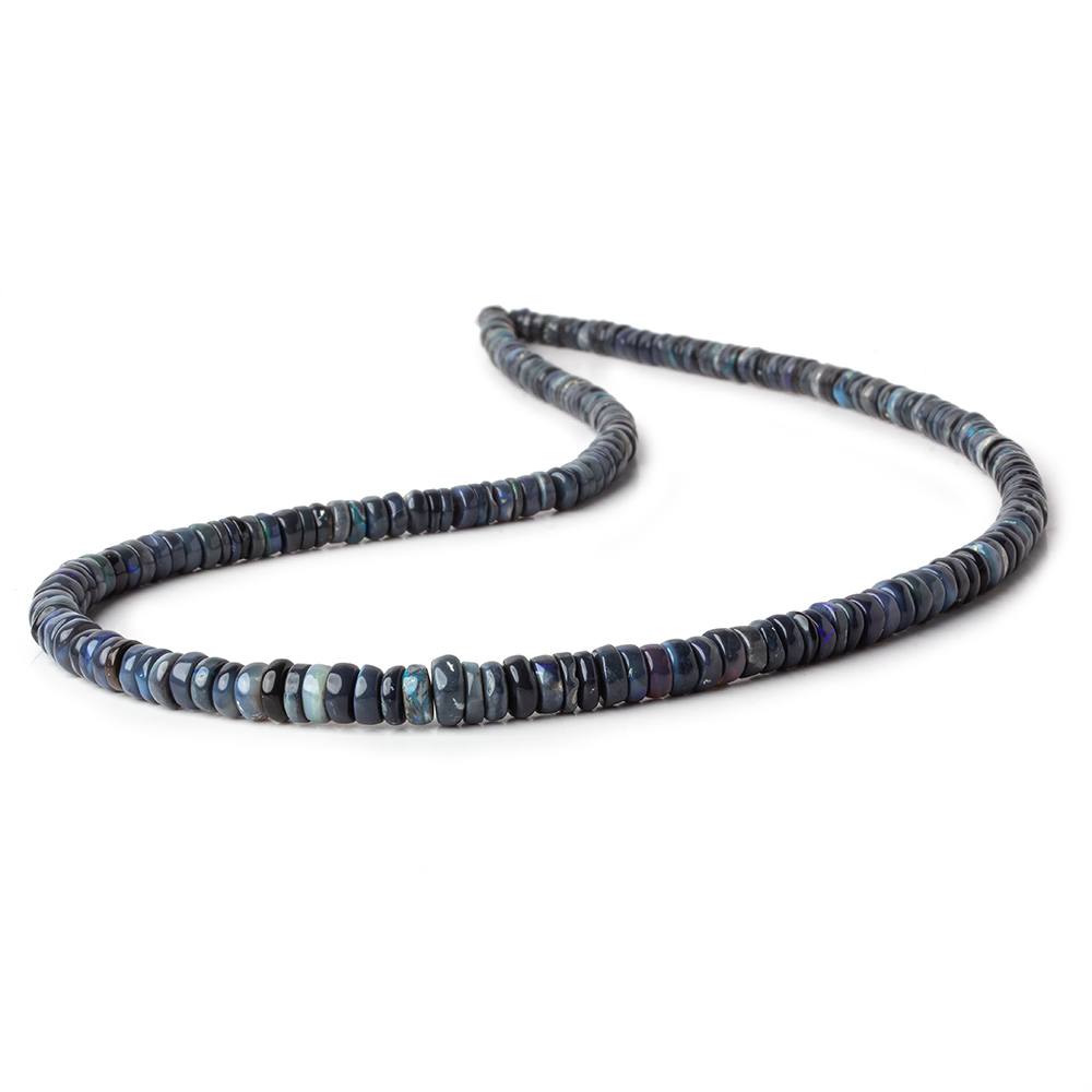 4-7mm Australian Opal plain rondelle beads 18 inch 230 pieces A grade