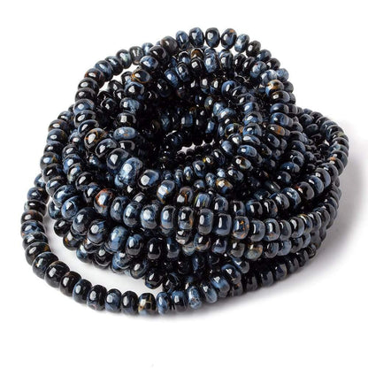 5-8mm Pietersite plain rondelle beads 18 inch 118 pieces AA