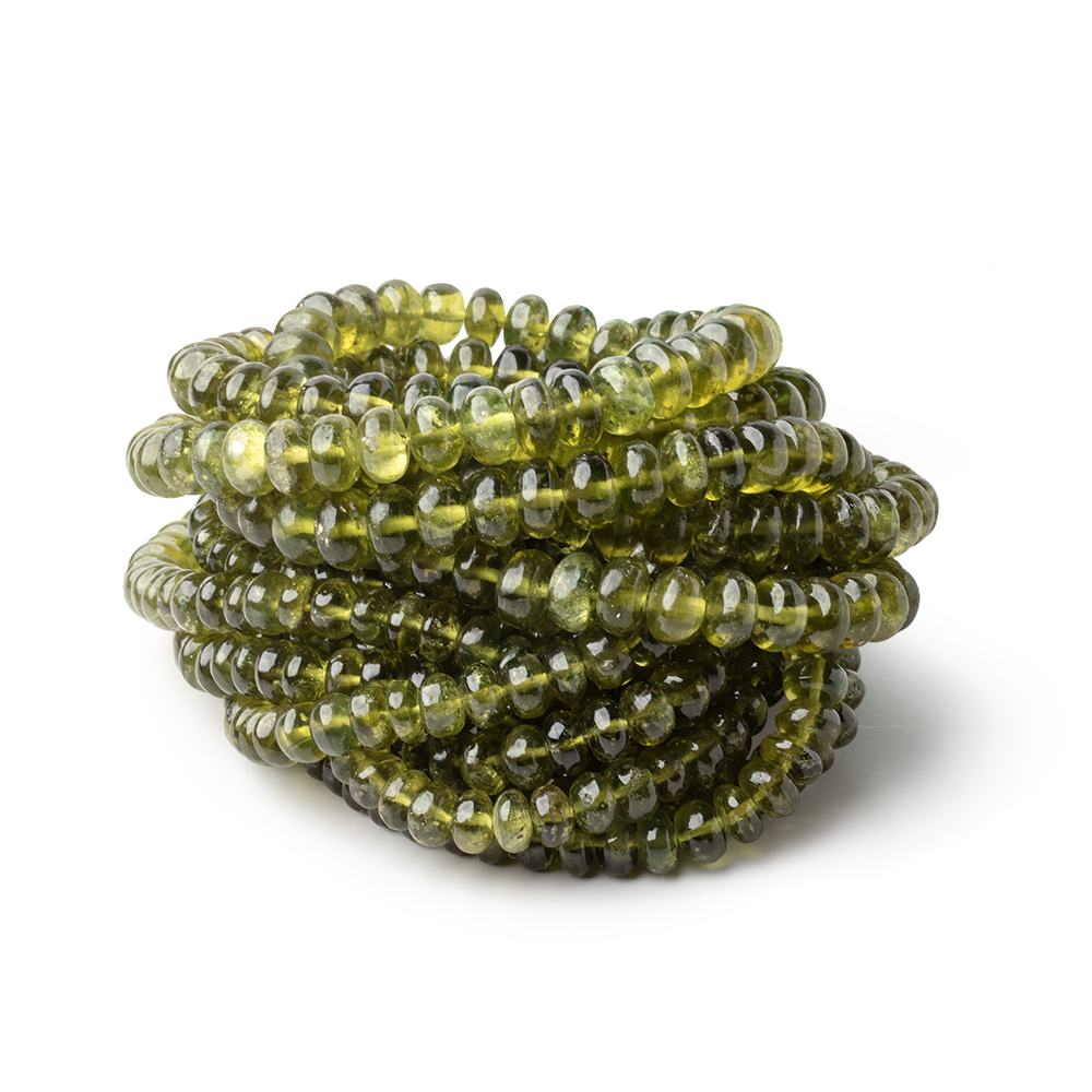 4-7mm Idocrase Plain Rondelle Beads 18 inch 121 pieces AA