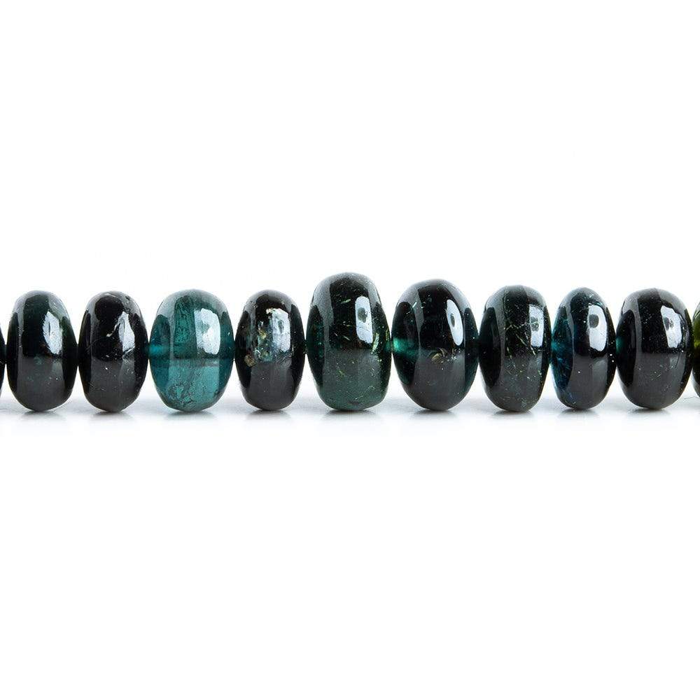 4-7mm Indicolite Tourmaline Plain Rondelle Beads 180 pcs