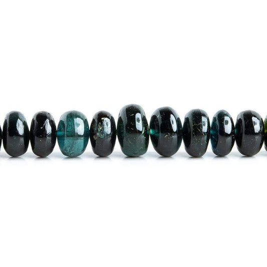 4-7mm Indicolite Tourmaline Plain Rondelle Beads 180 pcs
