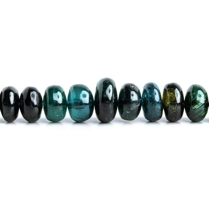 4-7mm Indicolite Tourmaline Plain Rondelle Beads 180 pcs