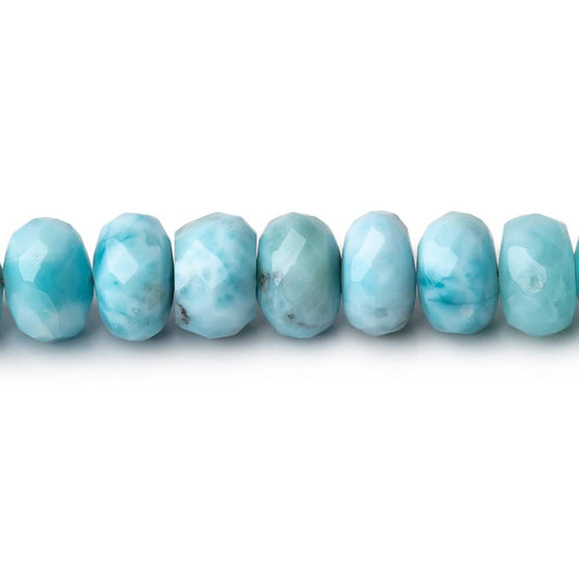 4-7mm Larimar Faceted Rondelle Beads 18 inch 138 pieces AA