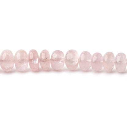 4-7mm Morganite Plain Rondelle Beads 18 inch 148 pieces