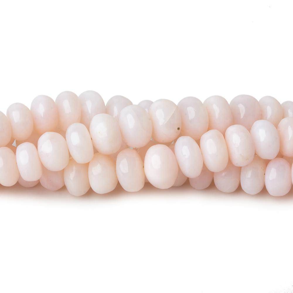4-7mm Pink Peruvian Opal Plain Rondelle Beads 18 inch 152 pcs
