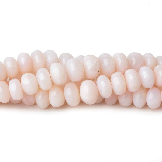 4-7mm Pink Peruvian Opal Plain Rondelle Beads 18 inch 152 pcs
