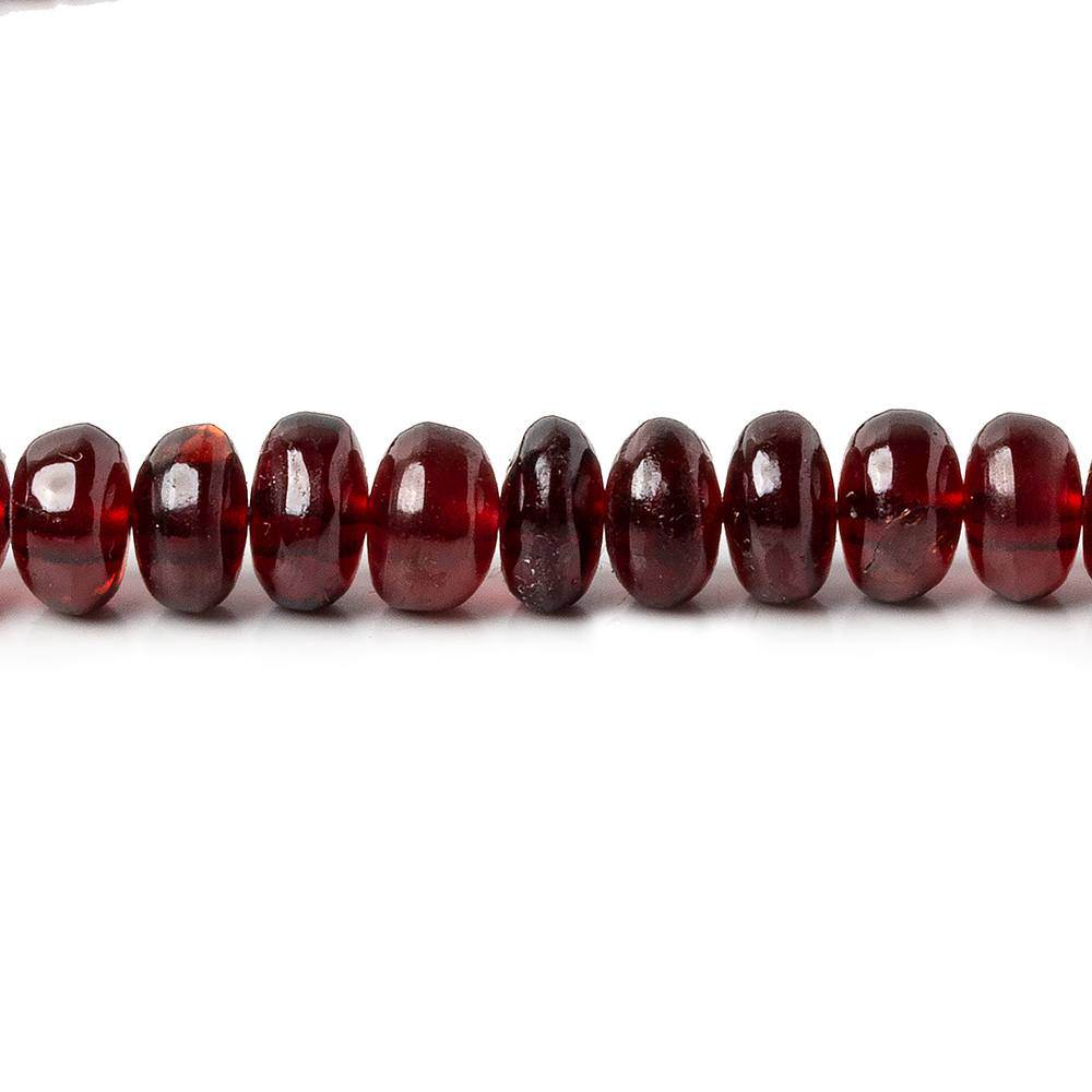 4-7mm Pyrope Garnet Plain Rondelle Beads 16 inch 95 pieces