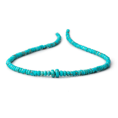4-7mm Sleeping Beauty Turquoise Faceted Rondelle Beads 14.5 inch 160 pieces