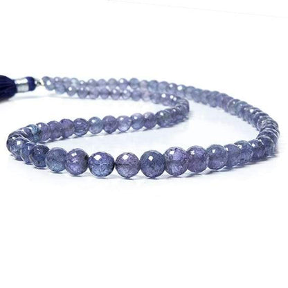 4-7mm Tanzanite faceted round Beads 16 inch 83 pieces