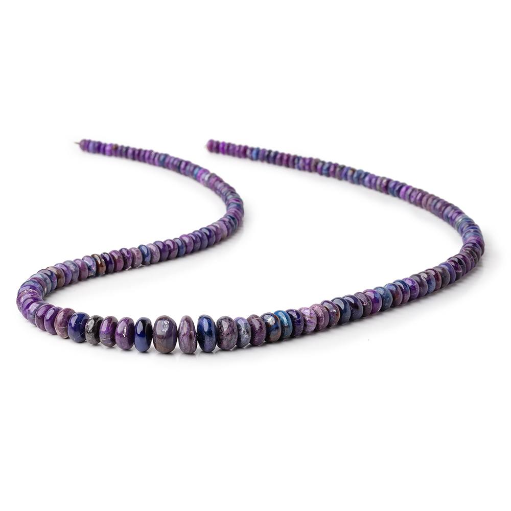 4-8.5mm Sugilite Plain Rondelle Beads 18 inch 166 pieces AAA