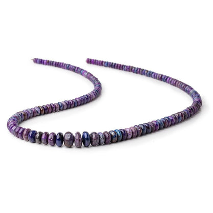 4-8.5mm Sugilite Plain Rondelle Beads 18 inch 166 pieces AAA