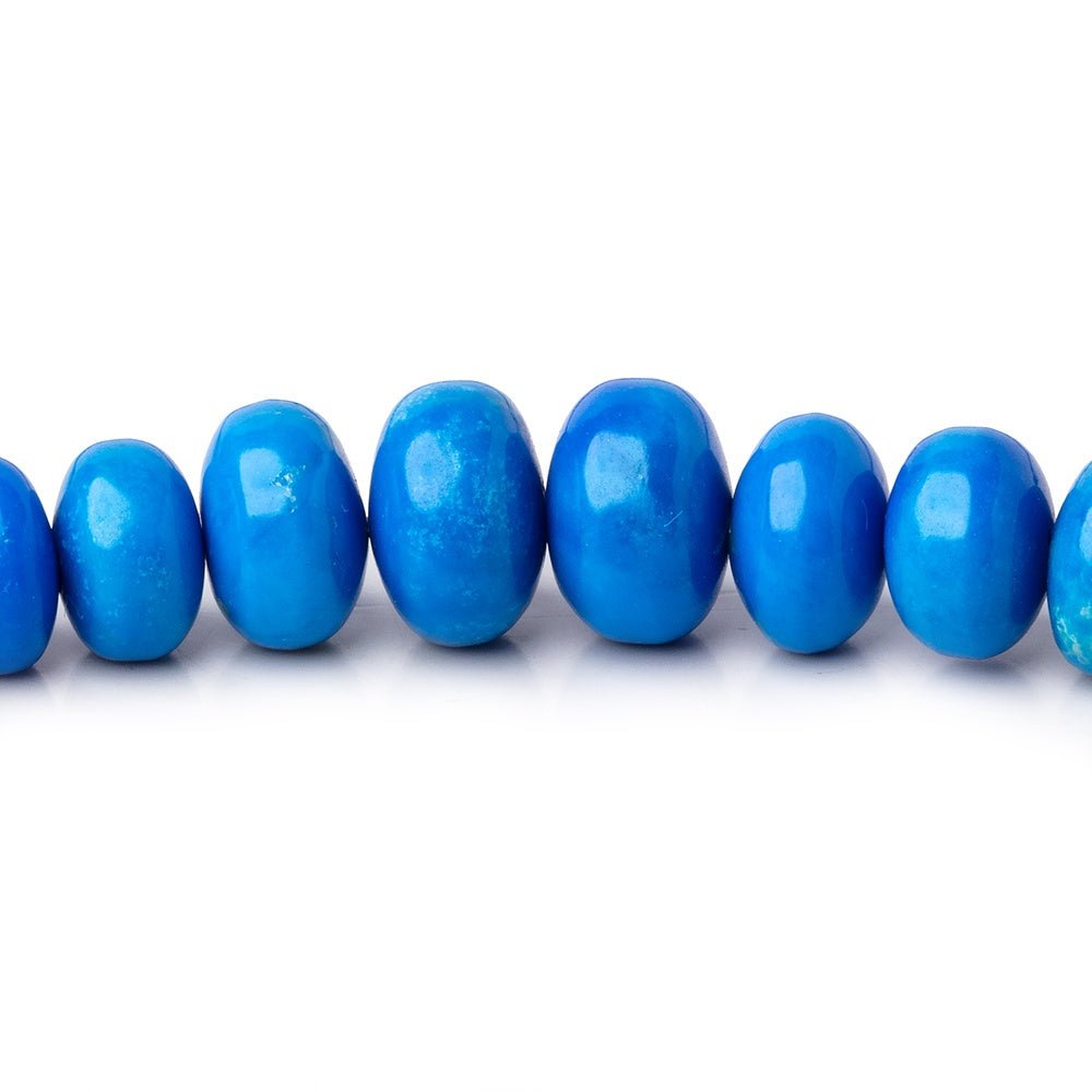 4-8mm Ceruleite Plain Rondelle Beads 18 inch 150 pieces AAA