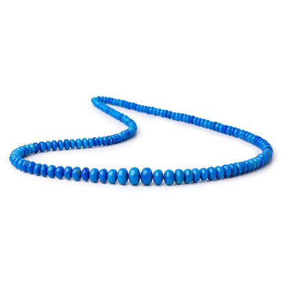 4-8mm Ceruleite Plain Rondelle Beads 18 inch 150 pieces AAA