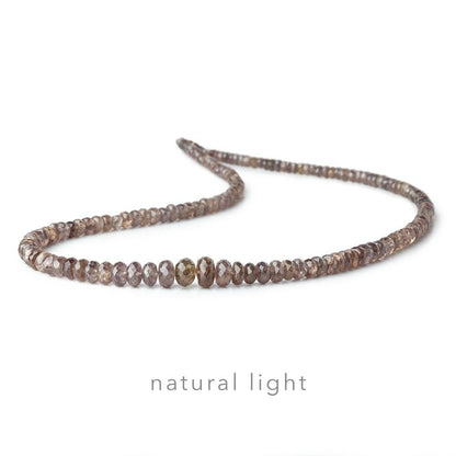 4-8mm Color Change Garnet Faceted Rondelle Beads 15 inch 158 pieces