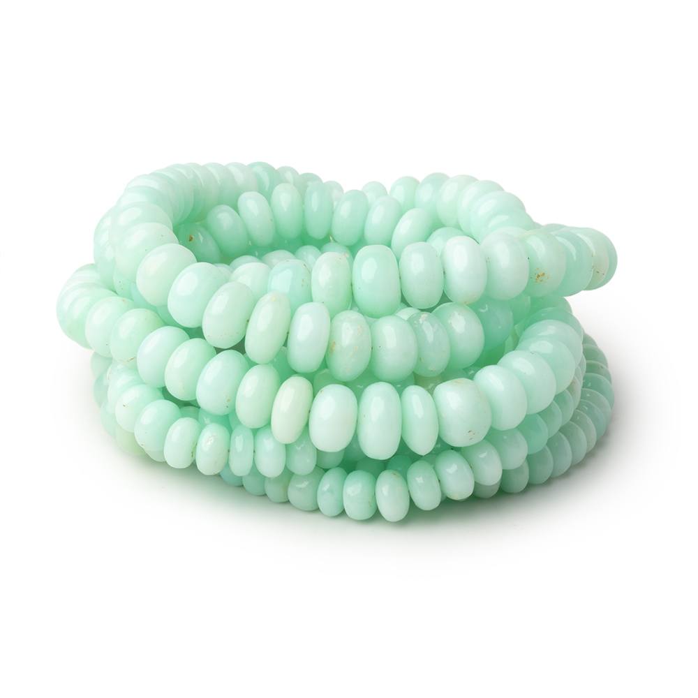 4-9.5mm Chrysoprase Plain Rondelle Beads 18 inch 118 pieces A