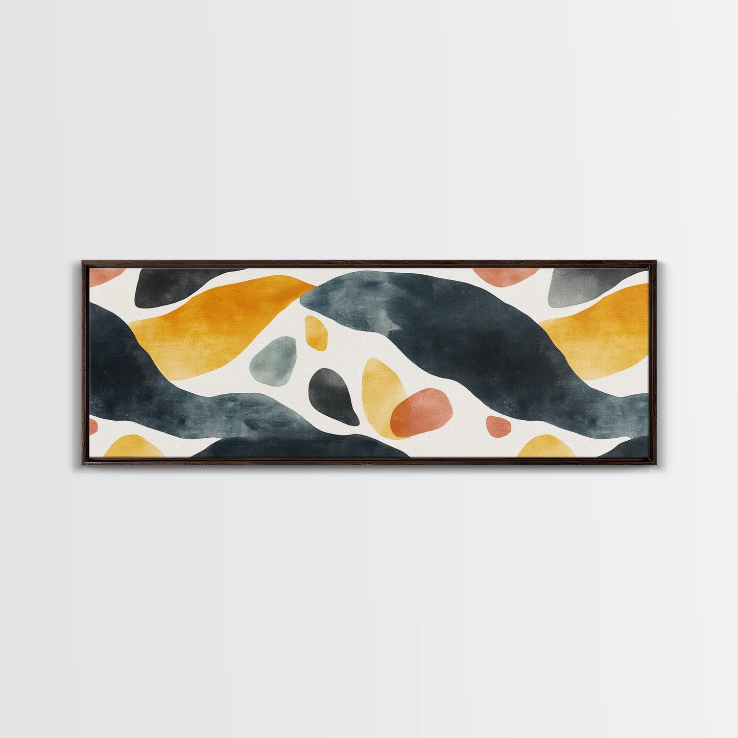 Cheetah Art Print - Animal Art - Framed Canvas Print - Animal Art - Unique Gift - Guy Gift - Panoramic Extra Wide Office Wall Art, Living Room Decor