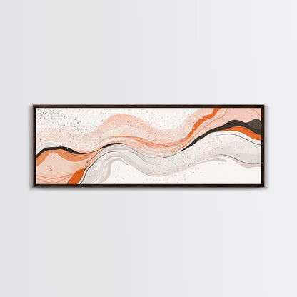 Beige, Black and Grey Swirl Art, Black & Beige Abstract Art Print, Tropical Wall Art, Abstract Wall Art, Living Room Wall Art / Home Decor