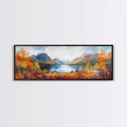 Modern Wall Art Print - Abstract Oil Painting Landscape Canvas Print - Extra Large Wall Art - Canvas Wall Art - Oversized Art