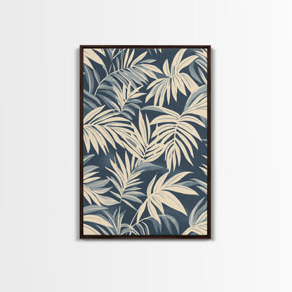 Floral / Botanical Print Wall Art Framed Canvas Print Midcentury Modern Wall Art Home Decor Boho Minimalist Ready To Hang Large Art