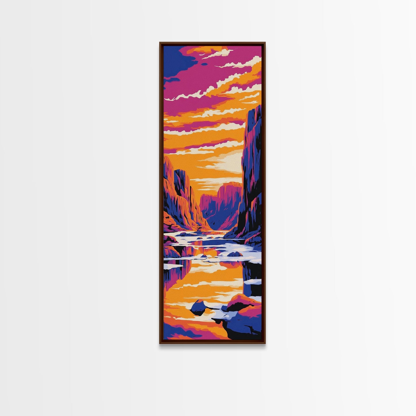 Ocean Wave, Surfing Art, Coastal Wall Decor, Beach Vibes, Canvas Print, Nautical Home Decor, Bedroom Wall Art