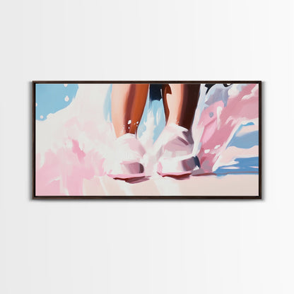 Wasserfüße, Spritzer, Leinwanddruck, Minimalistische Kunst, Verträumte Ästhetik, Ruhige Schlafzimmerdekoration, Moderne Wandkunst, Strandinspiriertes Design