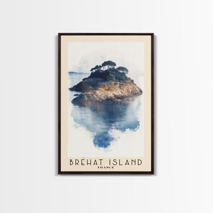 Bréhat Island, France Watercolor Beach Print, Vacation Gift, France Wall Art, Beach Painting, Beach Decor, Beach Painting
