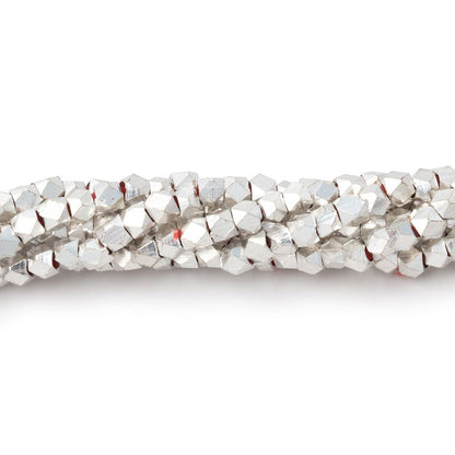 3mm Shiny Faceted Nugget Beads 8 inch 68 pieces