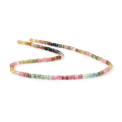 4mm Multi Tourmaline Faceted Rondelle Beads 17 inches 172 pieces