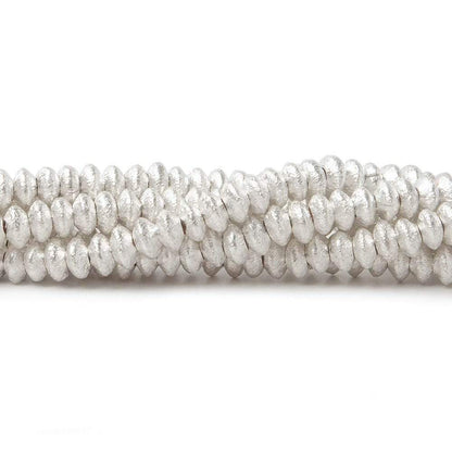 4mm Brushed Disc Beads