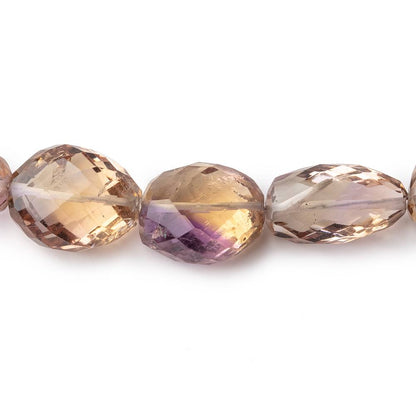 12x9-15x12mm Ametrine faceted nuggets 8 inches 14 beads A