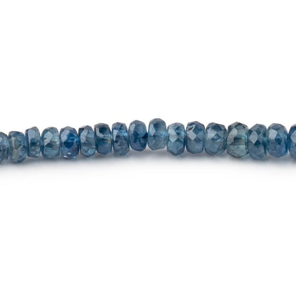 3-4mm Blue Sapphire Faceted Rondelle Beads 18 inch 280 pieces