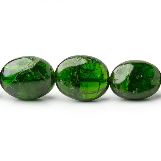 8x6-14.5x10mm Chrome Diopside Plain Nugget Beads 16 inch 38 pieces