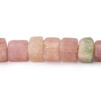 7x9-8x11mm Matte Tourmaline Natural Crystals 16 inch 47 Beads