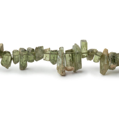 5-11mm Chrome Diopside Top Drilled Natural Crystals 16 inch 127 pieces