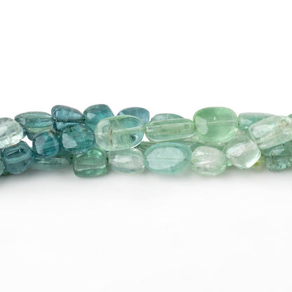 4x3-7x4mm Shaded Afghani Tourmaline Plain Nugget Beads 16 inch 65 pieces