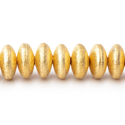 8mm Brushed Disc Beads