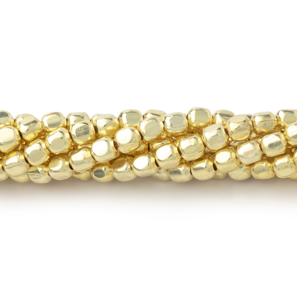 3mm Polished Cube Beads