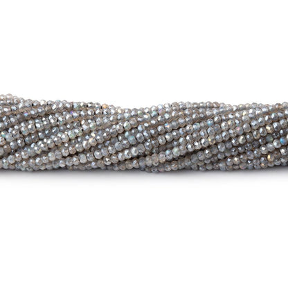 2mm Mystic Labradorite Micro Faceted Rondelle Beads 13 inch 200 pieces