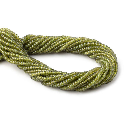 3-4mm Idocrase Faceted Rondelle Beads 14.5 inch 126 pieces AA