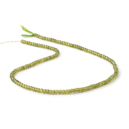 3-4mm Idocrase Faceted Rondelle Beads 14.5 inch 126 pieces AA