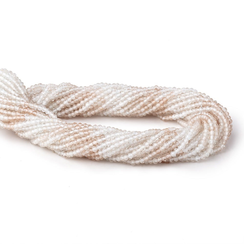 2.5mm Shaded Topaz Micro Faceted Rondelle Beads 13 inch 154 pieces AA