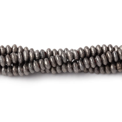 4mm Brushed Disc Beads