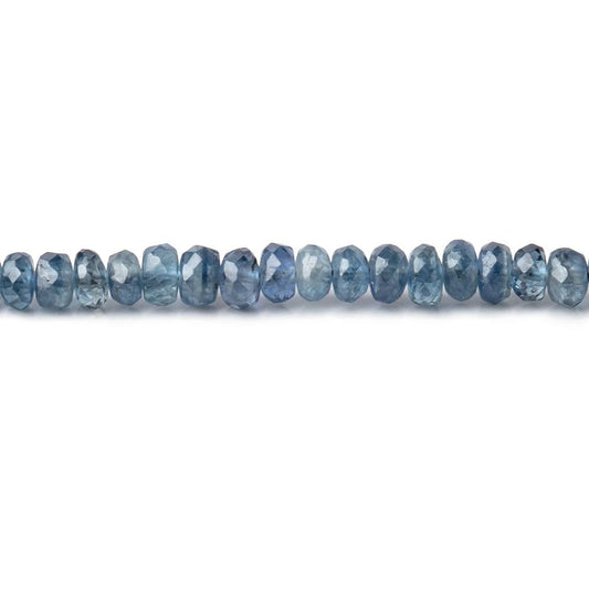 3.5mm Blue Sapphire Faceted Rondelle Beads 16 inch 203 pieces