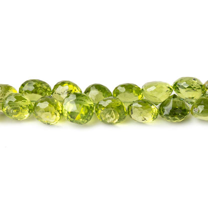 5-6mm Peridot Faceted Candy Kiss Beads 8.5 inch 82 pieces