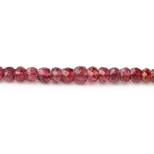 2-4mm Red Spinel Faceted Rondelle Beads 16 inch 225 pieces