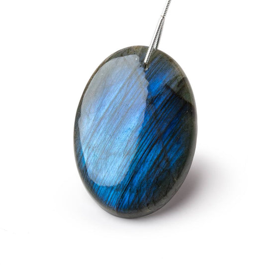 43x30x7.5mm Labradorite Plain Oval Pendant 1 AAA Focal