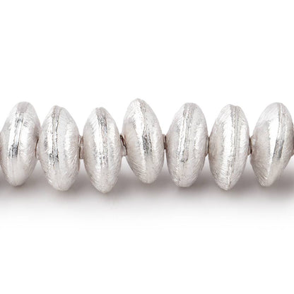 8mm Brushed Disc Beads