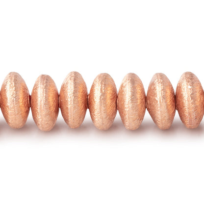 8mm Brushed Disc Beads